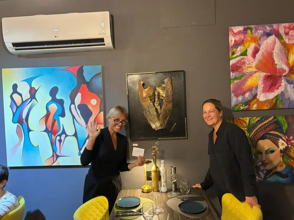Guests and the collection, main room