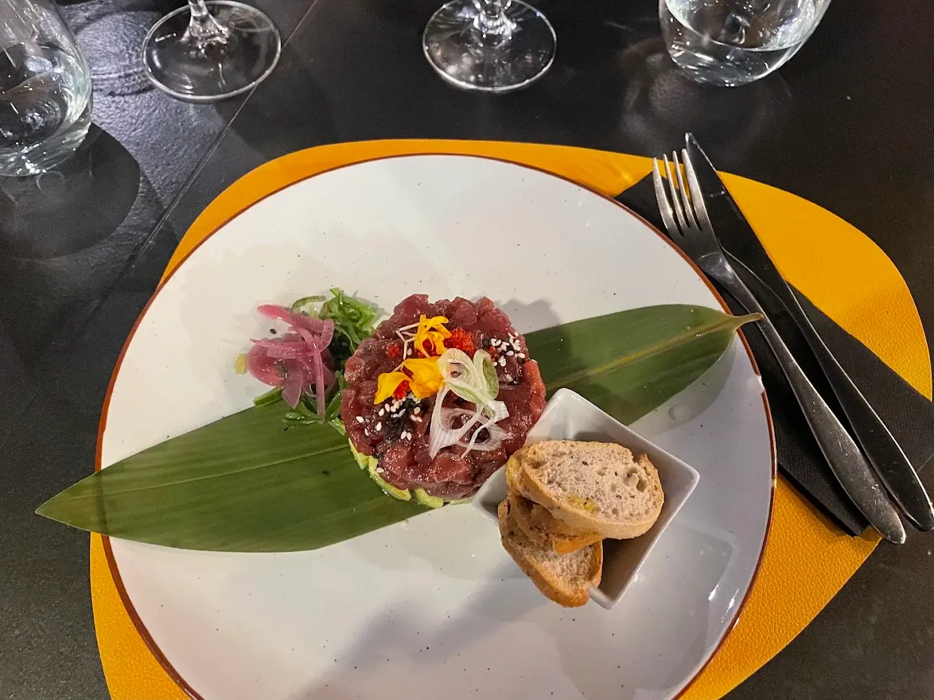 Plates arrive